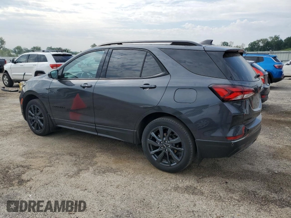 2023 Chevrolet Equinox RS z VIN 3GNAXWEG6PS156482, wystawiony jako Copart lot #59877795 z przebiegiem 64 924 mil mil oraz Szkoda całkowita • Salvage title. Historia ofert i sprzedaży dostępna na DreamBid. Obrazek 2.