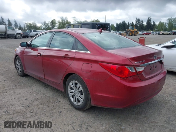 2011 Hyundai Sonata GLS with VIN 5NPEB4ACXBH256829, listed as a IAAI auction lot 42086089 with 137,710 mi miles and . Bid and sale history available at carsss.com. Image 3.