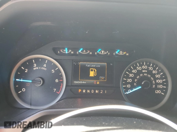 2016 Ford F-150 XLT with VIN 1FTEW1EP4GFC86099, listed as a Copart auction lot 55831775 with 104,243 mi miles and Salvage title. Bid and sale history available at DreamBid. Image 9.
