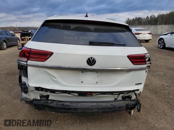 2020 Volkswagen Atlas SEL with VIN 1V2MC2CA2LC232531, listed as a Copart auction lot 80002804 with 73,810 mi miles and Salvage title. Bid and sale history available at DreamBid. Image 6.