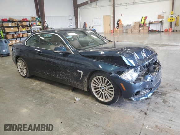 2014 BMW 4 Series 428i with VIN WBA3V7C56EP770827, listed as a Copart auction lot 64235014 with 110,250 mi miles and Salvage Title. Bid and sale history available at DreamBid. Image 4.