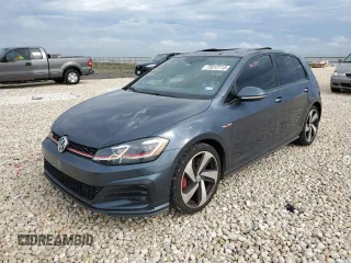 2018 Volkswagen Golf GTI S with VIN 3VW447AU7JM261119, listed as a Copart auction lot 73012713 with 53,035 mi miles. Bid and sale history available at carsss.com. Image 1.
