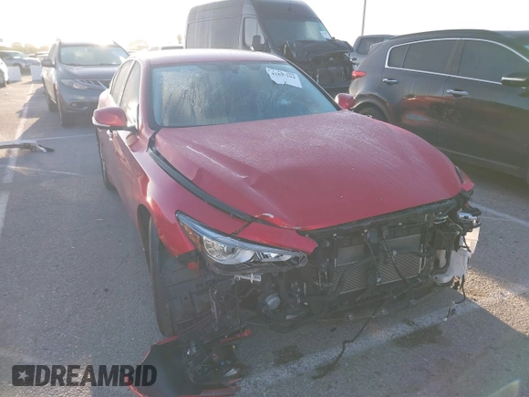 2021 Infiniti Q50 Luxe z VIN JN1EV7BPXMM705321, wystawiony jako IAAI lot #41838394 z przebiegiem 38 928 mil mil oraz . Historia ofert i sprzedaży dostępna na DreamBid. Obrazek 1.