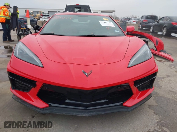 2021 Chevrolet Corvette 2LT with VIN 1G1YB2D42M5115027, listed as a IAAI auction lot 41484177 with 17,268 mi miles. Bid and sale history available at carsss.com. Image 13.