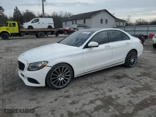 2015 Mercedes-Benz C-Class C 300 with VIN 55SWF4JB5FU081327, listed as a Copart auction lot 46838985 with 151,677 mi miles and Clean Title. Bid and sale history available at carsss.com. Image 1.