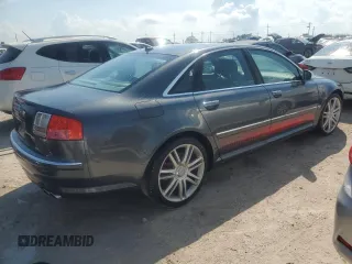 2007 Audi S8 z VIN WAUPN44E87N012663, wystawiony jako Copart lot #82660064 z przebiegiem 139 200 mil mil oraz Nie do naprawy • Non repairable. Historia ofert i sprzedaży dostępna na DreamBid. Obrazek 3.