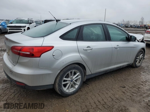 2017 Ford Focus SE with VIN 1FADP3F28HL280354, listed as a Copart auction lot 81045004 with 58,852 mi miles and Salvage Title. Bid and sale history available at carsss.com. Image 3.