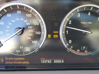 2011 BMW 5 Series 535i with VIN WBASN2C59BC201312, listed as a Copart auction lot 41566645 with 135,782 mi miles and Salvage Title. Bid and sale history available at carsss.com. Image 9.