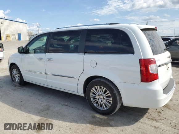 2015 Chrysler Town & Country Limited Platinum with VIN 2C4RC1GG2FR553464, listed as a Copart auction lot 50745385 with 107,105 mi miles and Salvage Title. Bid and sale history available at carsss.com. Image 2.