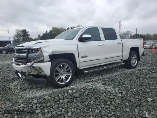 2017 Chevrolet Silverado 1500 High Country with VIN 3GCUKTEJ6HG124280, listed as a Copart auction lot 51486285 with 132,268 mi miles and Salvage Title. Bid and sale history available at carsss.com. Image 1.