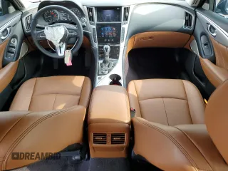 2024 Infiniti Q50 Luxe with VIN JN1EV7BR6RM630092, listed as a Copart auction lot 56903184 with 4,846 mi miles and Salvage Title. Bid and sale history available at DreamBid. Image 8.