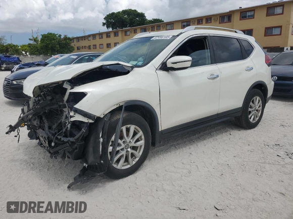 2017 Nissan Rogue SV with VIN KNMAT2MV3HP572874, listed as a Copart auction lot 62496165 with 158,979 mi miles and Salvage title. Bid and sale history available at DreamBid. Image 1.
