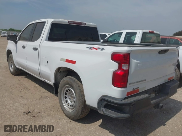 2021 Chevrolet Silverado 1500 Work Truck with VIN 1GCRYAEF7MZ217050, listed as a IAAI auction lot 41895743 with 89,788 mi miles and . Bid and sale history available at DreamBid. Image 3.