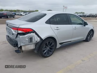 2023 Toyota Corolla SE with VIN JTDS4MCE0P3514662, listed as a IAAI auction lot 41878857 with 52,674 mi miles and . Bid and sale history available at DreamBid. Image 4.