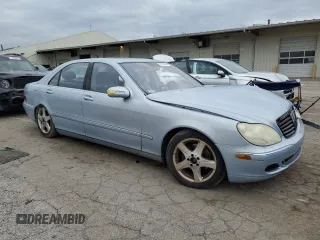 2005 Mercedes-Benz S-Class 5.0L with VIN WDBNG75J65A453860, listed as a Copart auction lot 73769764 with 0 mi miles and Salvage Title. Bid and sale history available at carsss.com. Image 4.