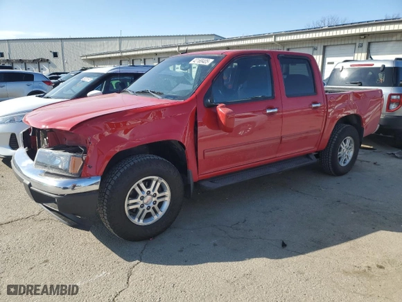 2012 GMC Canyon SLE2 with VIN 1GTH6PFE3C8119177, listed as a Copart auction lot 42168405 with 115,774 mi miles and Salvage Title. Bid and sale history available at carsss.com. Image 1.