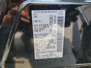 2015 Infiniti QX60 с VIN 5N1AL0MM7FC505979, выставлен на аукционе Copart как лот 60474335 с пробегом 213 250 миль миль и Чистый • Clean title. История ставок и продаж доступна на DreamBid. Изображение 12.