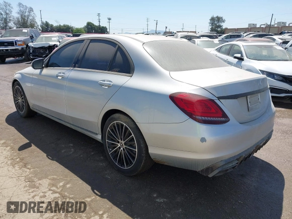 2021 Mercedes-Benz C 300 with VIN W1KWF8DB8MR632402, listed as a IAAI auction lot 41354706 with 38,931 mi miles and . Bid and sale history available at carsss.com. Image 3.