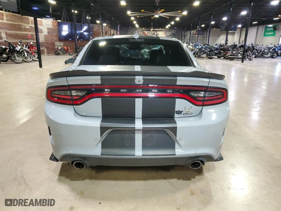 2022 Dodge Charger Scat Pack with VIN 2C3CDXGJXNH208998, listed as a Copart auction lot 45358455 with 26,742 mi miles and Clean Title. Bid and sale history available at carsss.com. Image 4.