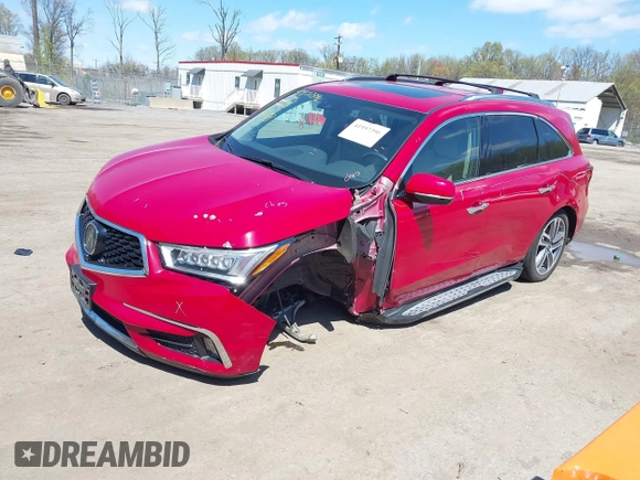 2018 Acura MDX w/Advance/Entertainment Pkg with VIN 5J8YD4H90JL006920, listed as a IAAI auction lot 41957396 with 58,832 mi miles. Bid and sale history available at carsss.com. Image 17.