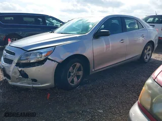 2013 Chevrolet Malibu LS with VIN 1G11B5SA9DF267313, listed as a IAAI auction lot 41213682 with 1 mi miles. Bid and sale history available at carsss.com. Image 2.