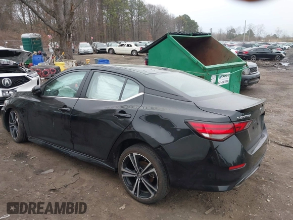 2020 Nissan Sentra SR with VIN 3N1AB8DV5LY218161, listed as a IAAI auction lot 41911624 with 36,973 mi miles and . Bid and sale history available at DreamBid. Image 14.