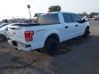 2015 Ford F-150 XL with VIN 1FTEW1CP1FKE64821, listed as a IAAI auction lot 41693457 with 134,240 mi miles. Bid and sale history available at carsss.com. Image 4.