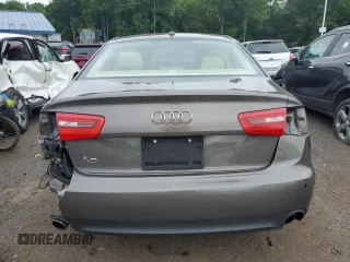 2013 Audi A6 Premium Plus with VIN WAUGFAFC8DN077189, listed as a Copart auction lot 64370265 with 123,556 mi miles and Salvage title. Bid and sale history available at DreamBid. Image 6.