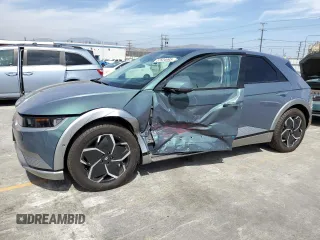 2024 Hyundai Ioniq 5 Limited with VIN KM8KR4DE6RU235483, listed as a Copart auction lot 57524995 with 16,955 mi miles and Salvage title. Bid and sale history available at DreamBid. Image 1.