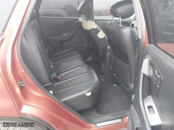 2005 Nissan Murano SL with VIN JN8AZ08W55W422938, listed as a IAAI auction lot 41760853 with 206,581 mi miles. Bid and sale history available at carsss.com. Image 8.