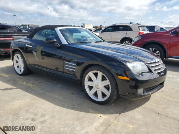 2005 Chrysler Crossfire Limited with VIN 1C3AN65L15X036584, listed as a Copart auction lot 75023654 with 0 mi miles and Salvage Title. Bid and sale history available at carsss.com. Image 4.