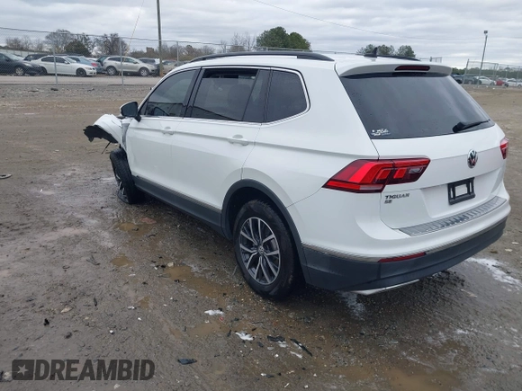 2020 Volkswagen Tiguan SE with VIN 3VV3B7AX2LM055418, listed as a IAAI auction lot 41248422 with Not Provided miles and . Bid and sale history available at DreamBid. Image 3.
