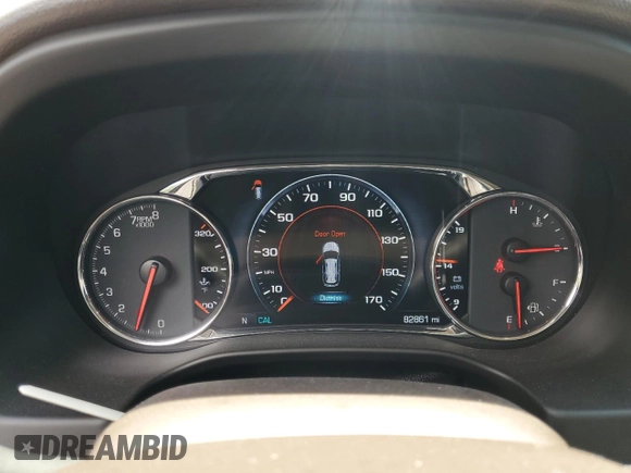2017 GMC Acadia Denali with VIN 1GKKNPLS7HZ286781, listed as a Copart auction lot 61544035 with 82,861 mi miles and Salvage title. Bid and sale history available at DreamBid. Image 9.