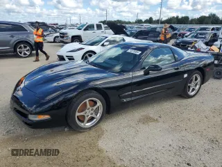 2002 Chevrolet Corvette with VIN 1G1YY22G225121306, listed as a Copart auction lot 74079384 with 0 mi miles and Salvage Title. Bid and sale history available at carsss.com. Image 1.