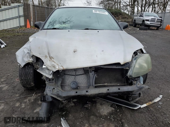 1996 Honda Civic CX with VIN 2HGEJ6320TH116805, listed as a Copart auction lot 88195595 with 308,399 mi miles and Salvage Title. Bid and sale history available at carsss.com. Image 5.