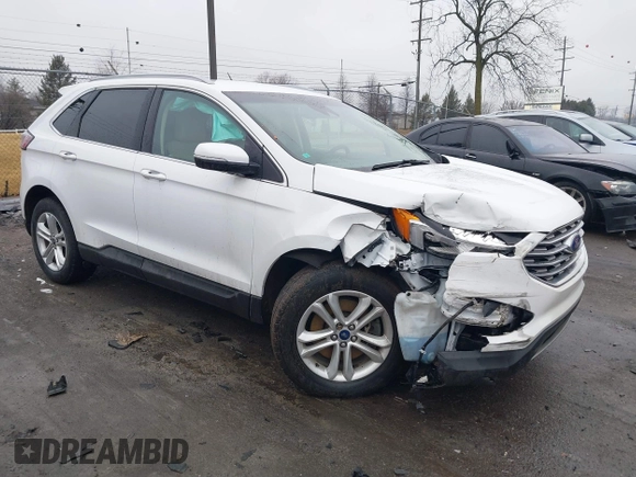 2020 Ford Edge SEL with VIN 2FMPK4J96LBA34763, listed as a IAAI auction lot 41684170 with 16,826 mi miles. Bid and sale history available at carsss.com. Image 1.