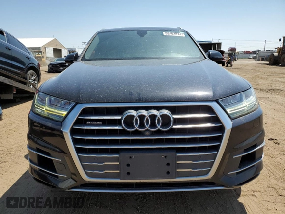 2017 Audi Q7 Premium Plus with VIN WA1LAAF72HD056590, listed as a Copart auction lot 66102874 with 130,569 mi miles and Salvage Title. Bid and sale history available at DreamBid. Image 5.