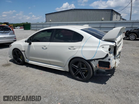 2021 Subaru WRX STI with VIN JF1VA2E60M9814538, listed as a Copart auction lot 56328295 with 58,512 mi miles and Salvage title. Bid and sale history available at DreamBid. Image 2.