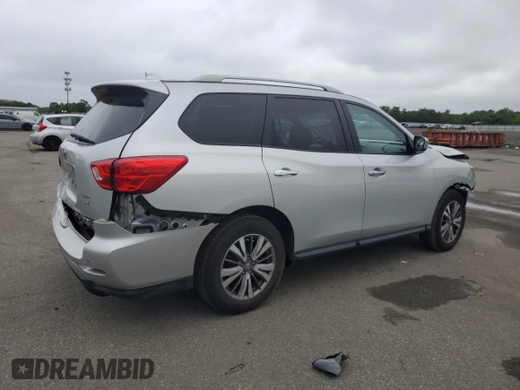 2019 Nissan Pathfinder S with VIN 5N1DR2MM1KC639548, listed as a Copart auction lot 59426945 with 73,412 mi miles and Salvage title. Bid and sale history available at DreamBid. Image 3.