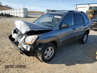 2008 Kia Sportage LX with VIN KNDJE723387474999, listed as a Copart auction lot 48468875 with 139,616 mi miles and Clean Title. Bid and sale history available at DreamBid. Image 1.