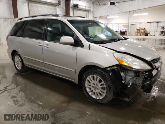 2009 Toyota Sienna XLE with VIN 5TDZK22C19S277996, listed as a Copart auction lot 53279135 with 213,763 mi miles and Salvage Title. Bid and sale history available at DreamBid. Image 4.