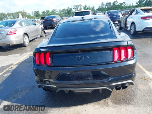 2019 Ford Mustang EcoBoost with VIN 1FA6P8THXK5124729, listed as a IAAI auction lot 42384176 with 134,028 mi miles and . Bid and sale history available at DreamBid. Image 16.