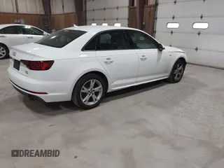 2018 Audi A4 Premium with VIN WAUKMAF4XJA210708, listed as a IAAI auction lot 41866816 with 92,999 mi miles. Bid and sale history available at carsss.com. Image 4.