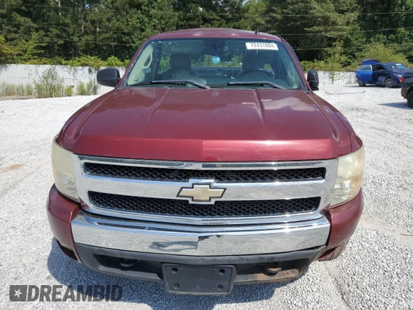 2008 Chevrolet Silverado 1500 Work Truck with VIN 1GCEC14088Z250865, listed as a Copart auction lot 72437884 with 137,030 mi miles and Salvage Title. Bid and sale history available at carsss.com. Image 5.