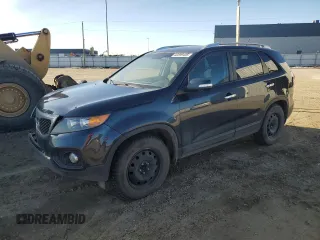 2013 Kia Sorento LX with VIN 5XYKT3A65DG365651, listed as a Copart auction lot 52599455 with 240,925 mi miles and Salvage Title. Bid and sale history available at carsss.com. Image 1.