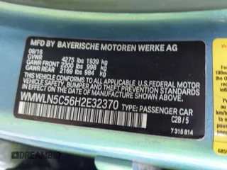 2017 MINI Clubman Cooper z VIN WMWLN5C56H2E32370, wystawiony jako IAAI lot #42159911 z przebiegiem 134 375 mil mil oraz . Historia ofert i sprzedaży dostępna na DreamBid. Obrazek 9.
