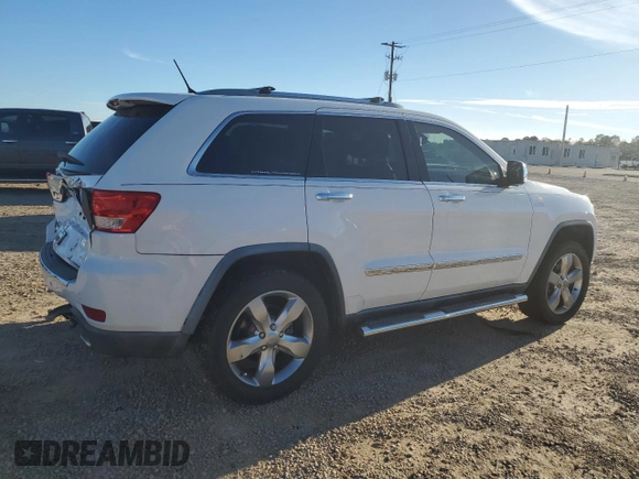 2013 Jeep Grand Cherokee Overland with VIN 1C4RJECTXDC546042, listed as a Copart auction lot 48132195 with 91,863 mi miles and Salvage Title. Bid and sale history available at carsss.com. Image 3.