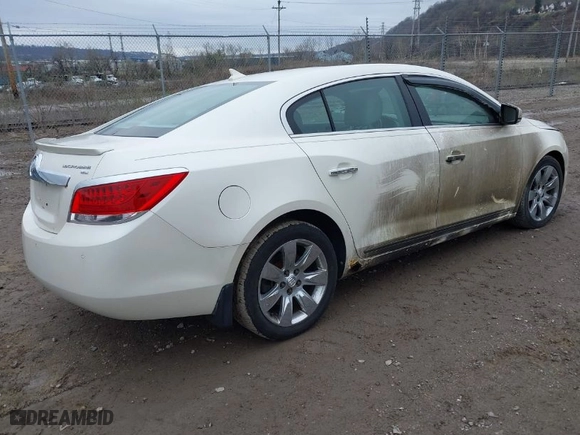 2011 Buick LaCrosse CXL with VIN 1G4GD5GDXBF178342, listed as a IAAI auction lot 41908897 with 83,220 mi miles. Bid and sale history available at carsss.com. Image 4.
