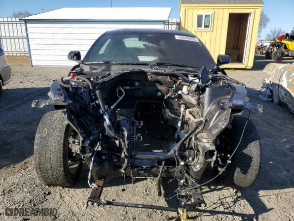 2023 Ford Mustang GT with VIN 1FA6P8CF4P5300101, listed as a Copart auction lot 46849805 with 0 mi miles and Salvage Title. Bid and sale history available at carsss.com. Image 5.
