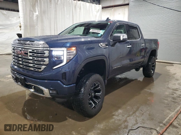 2022 GMC Sierra 1500 with VIN 1GTUUGET9NZ550009, listed as a Copart auction lot 86852604 with 17,059 mi miles and Salvage Title. Bid and sale history available at DreamBid. Image 1.